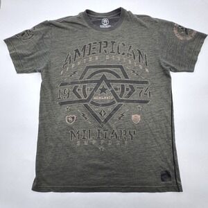 American Fighter Shirt Mens Size XL Military Premium Athletics MMA Walkout Y2K